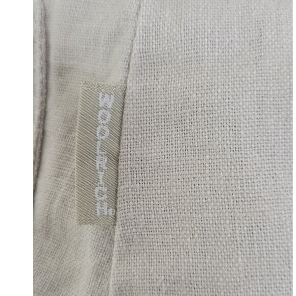 Woolrich Blazer Womens Small Linen Cotton Blend Classic Corporate Minimal Blazer - Picture 9 of 9